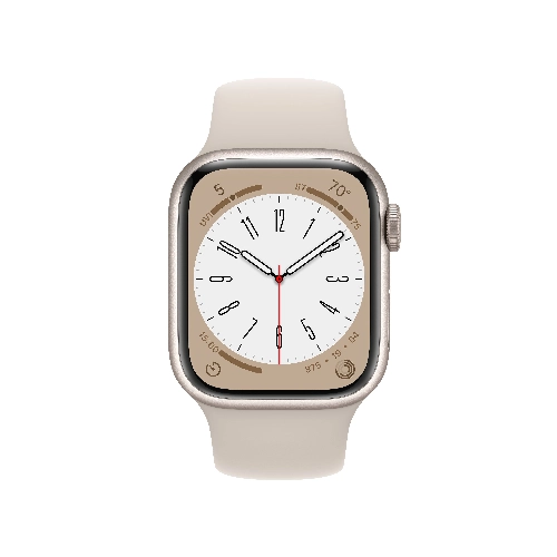 Умные часы Apple Watch Series 8 45 мм Starlight Aluminium Case with Starlight Sport Band, размер M/L